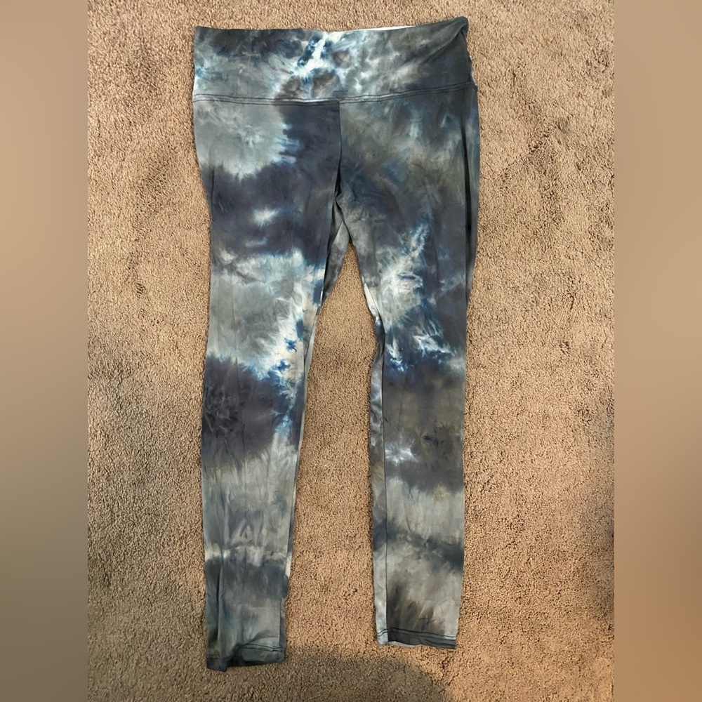 Thin tie dye women’s leggings